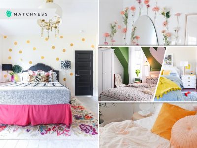 Bedroom decor with bright items ideas to bring freshness and makes your mood spring 2