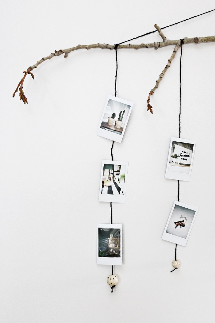 Bohemian-inspired-branch-picture-hanger