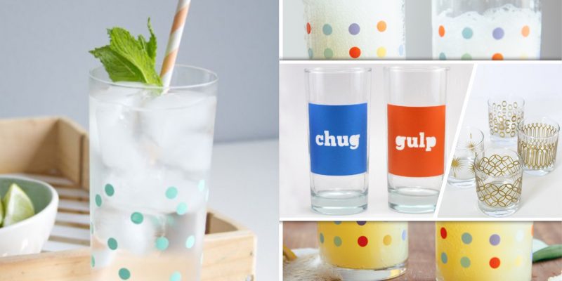 Diy colored creative ideas to update your glassware to the next level 2