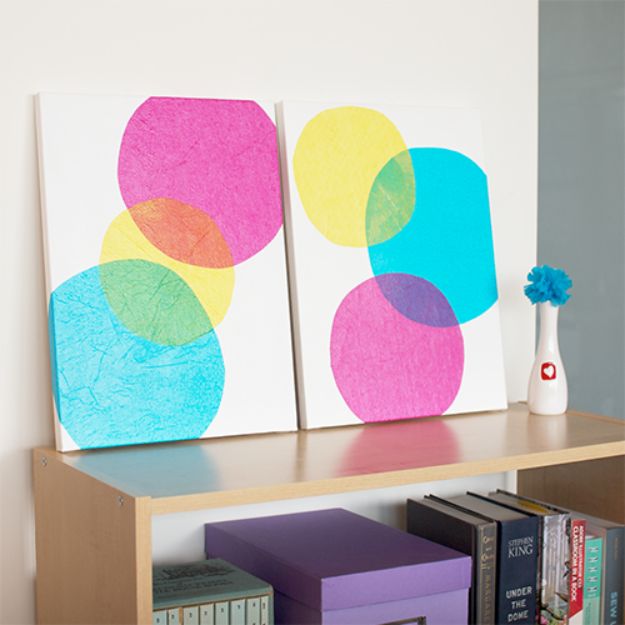 Diy-wall-art-bubbles