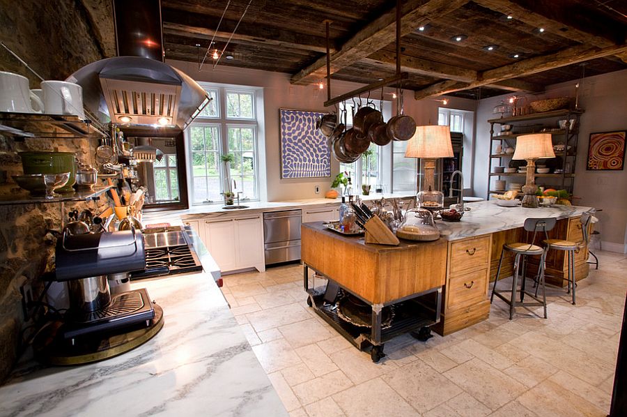 Eclectic-farm-home-with-vintage-industrial-kitchen