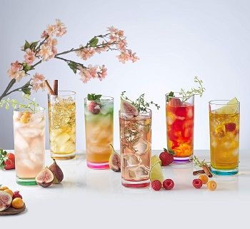 Joy jolt highball glasses Prettiest Colored Glassware You Can Definitely Add For Your Collection