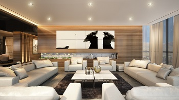 Luxury penthouse design with dramatic touches 1