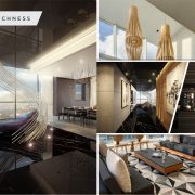 Luxury penthouse design with dramatic touches 2