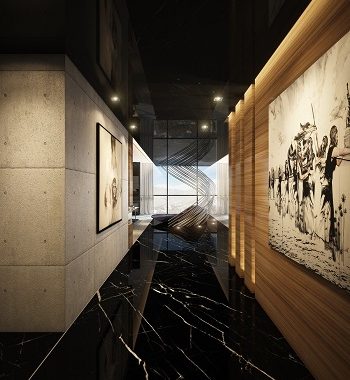 Luxury penthouse design with dramatic touches 2