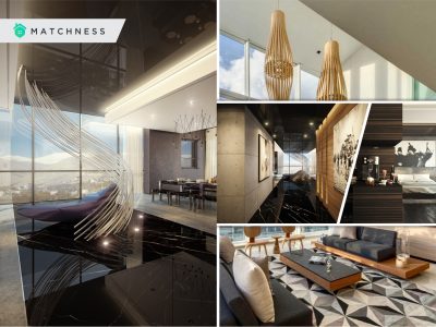 Luxury penthouse design with dramatic touches 2