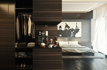 Luxury penthouse design with dramatic touches 6