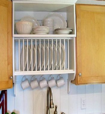 Over the sink plate rack Uncomplicated Plate Racks Ideas To Stack Your Plates