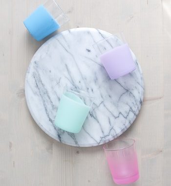 Pastel dipped glassware DIY Colored Creative Ideas To Update Your Glassware To The Next Level