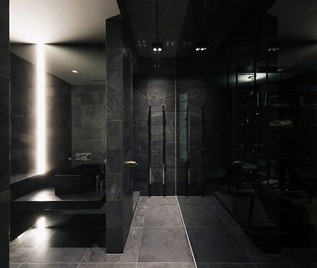 Picturesque apartment design with dark masculine interior 5
