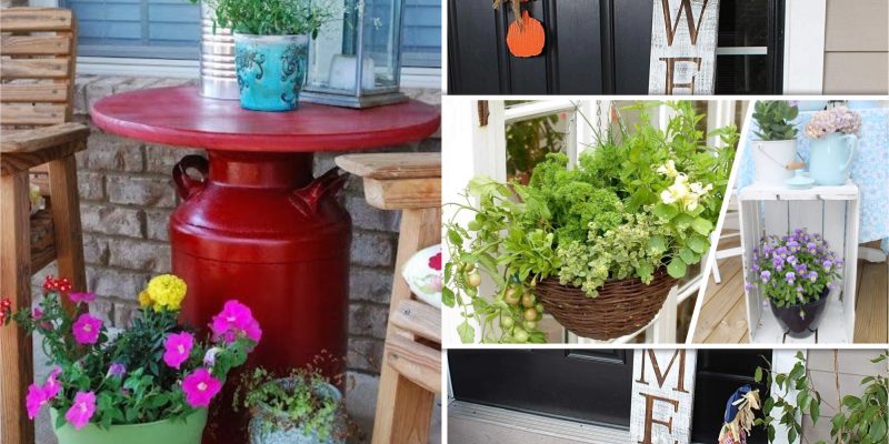 Pretty spring porch decor ideas below can help make your house shine as bright outside 2