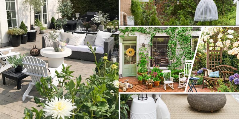 Simple white and green color scheme with casual atmosphere for entertaining and relaxing 2