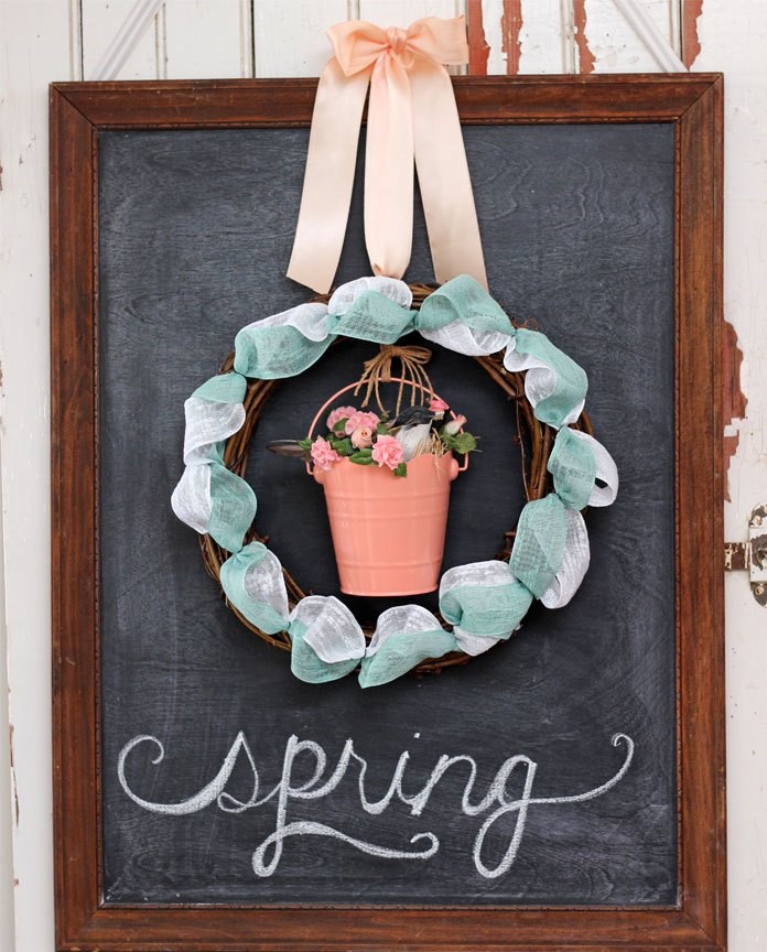 Spring-ribbon-wreath
