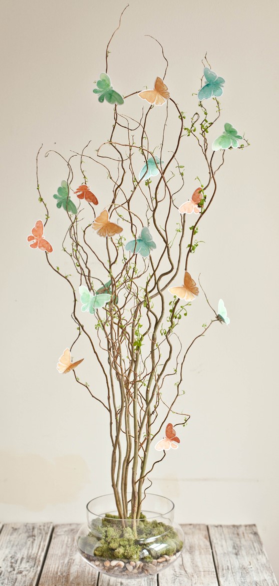 Twig-and-butterfly-centerpiece