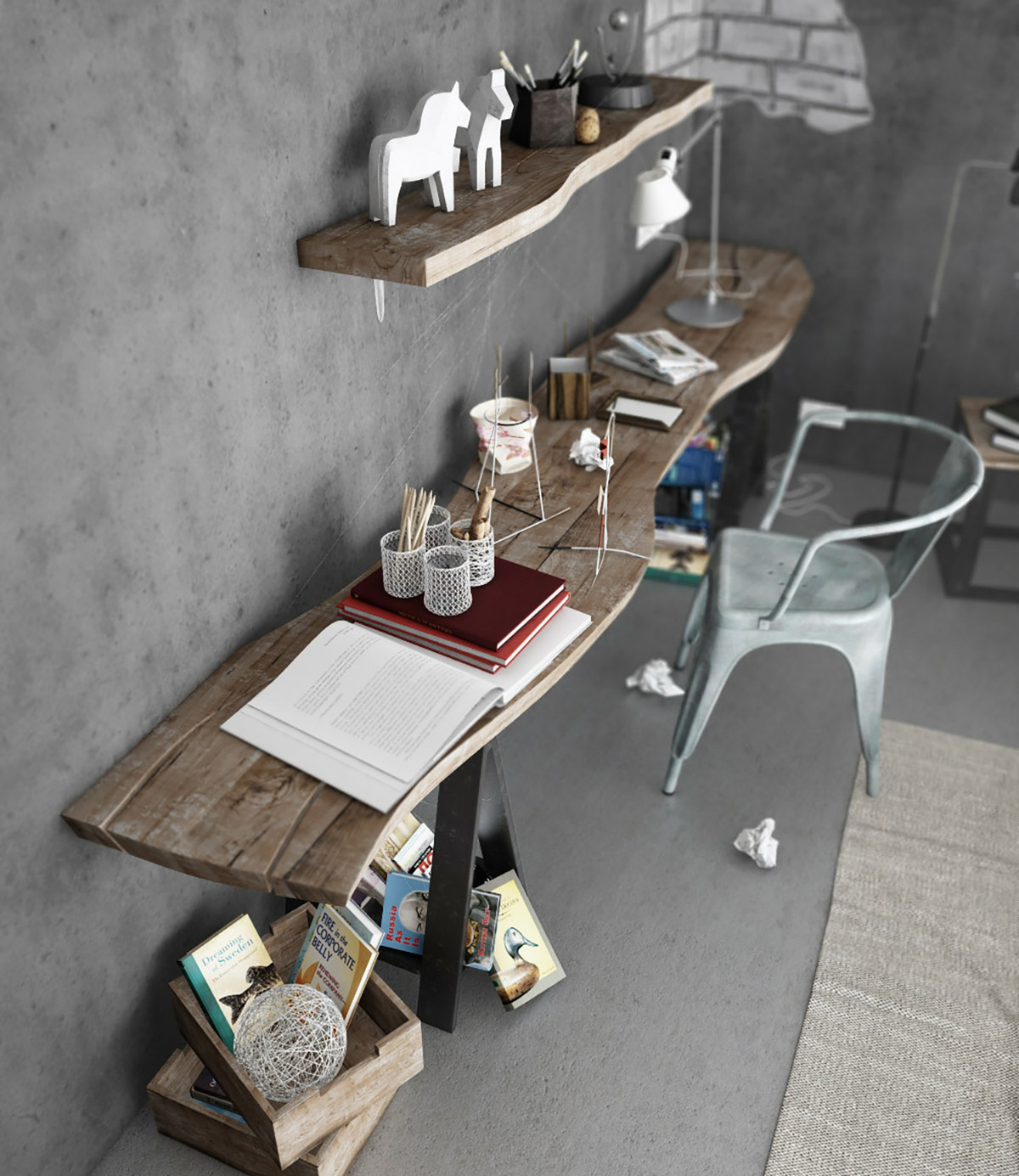 Diy-industrial-home-office