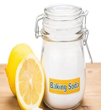 Lemon juice and baking soda DIY Quick Brilliant Ways To Clean All Your Copper Cookware
