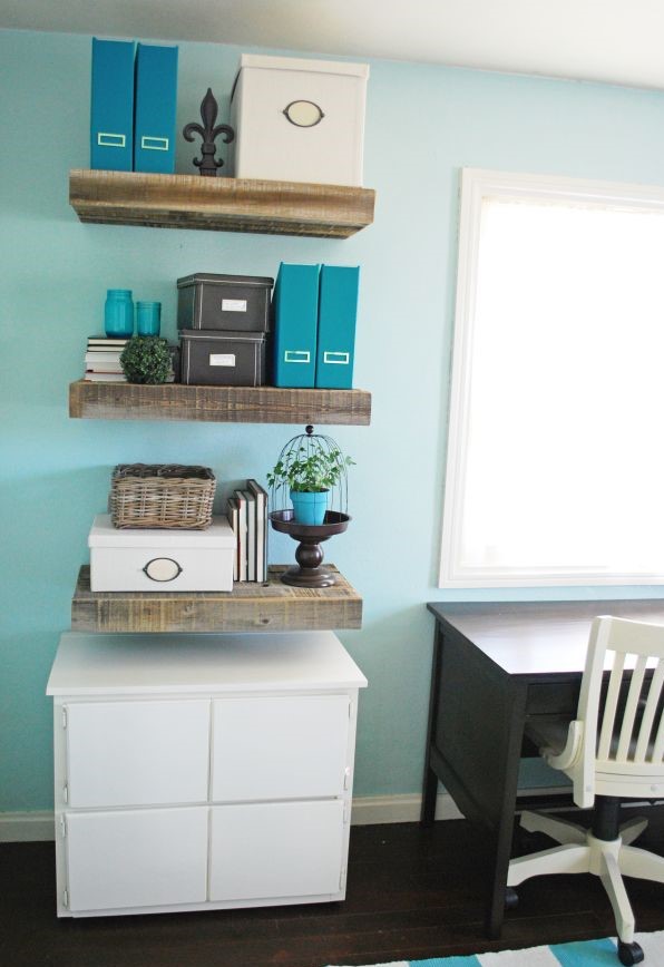 Reclaimed-wood-shelves