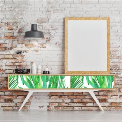 1-06-a-tropical-leaf-printed-long-console-table-will-turn-your-entryway-or-living-room-bold-and-chic