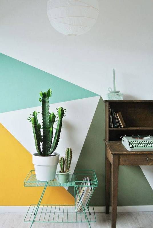 1-11-a-home-office-spruced-up-with-green-emerald-yellow-and-white-and-a-geometric-look