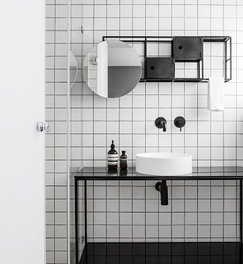 Keep Your Counters Clean With Minimalist Bathroom Storage
