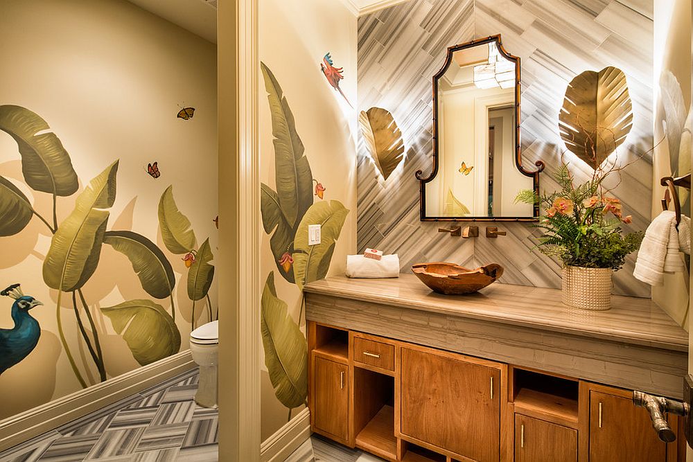 1-bold-tropical-leaf-motifs-for-the-polished-powder-room