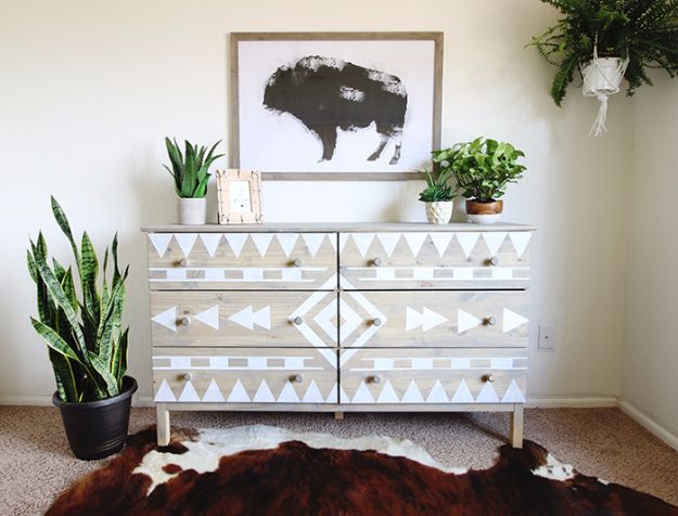 1-diy-aztec-inspired-dresser