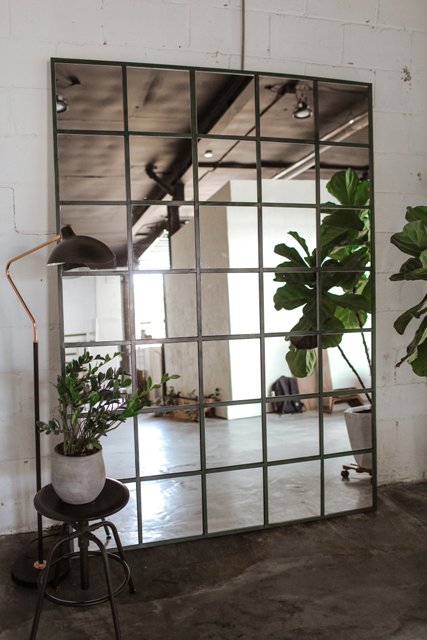 1-a-statement-industrial-mirror-made-of-ikea-lots-mirrors-is-a-bold-idea-for-any-space-and-it-will-fit-many-decor-styles-you-might-have