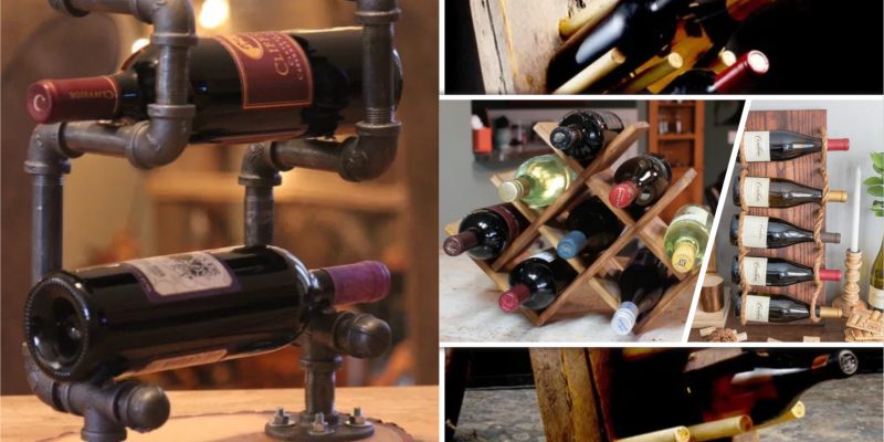20 unique wine bottle rack ideas fi
