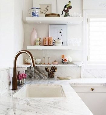 15 Marvelous Ideas For Kitchen Floating Shelve in White Color That You Need To Try Immediately