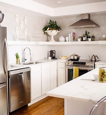 15 Marvelous Ideas For Kitchen Floating Shelve in White Color That You Need To Try Immediately