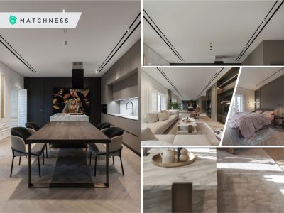 Apartment interior design for a single women with full of coziness and tender2
