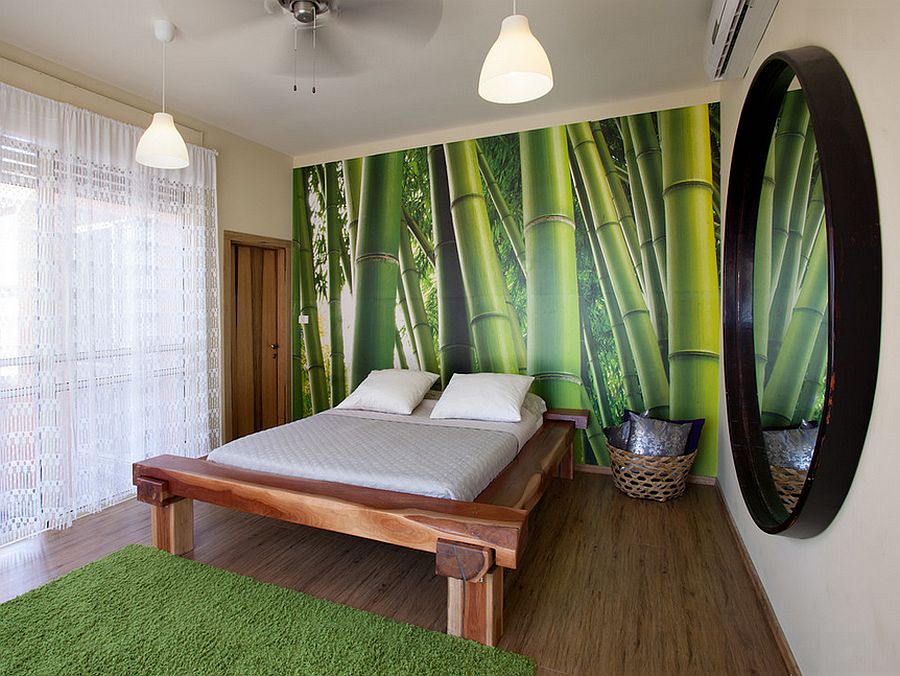Bamboo-print-steals-the-show-in-this-elegant-bedroom