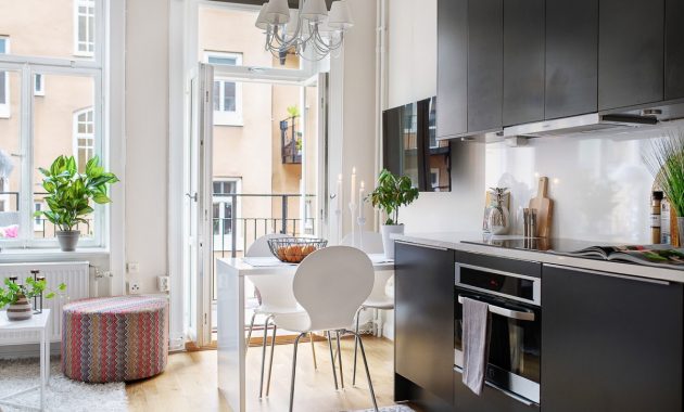 Beautiful apartment design with visual separation and even a feeling of airiness 2