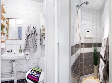 Beautiful apartment desing with visual separation and even a feeling of airiness 5