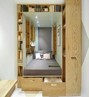 Earthy Interior Decor Of Wooden Bedroom To Envy In Every Angel