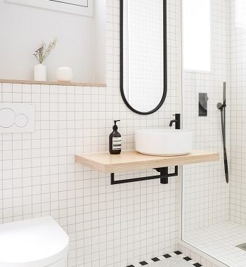 Keep Your Counters Clean With Minimalist Bathroom Storage