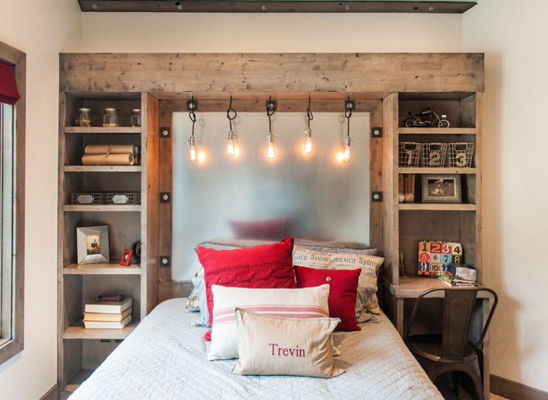 College student bedroom