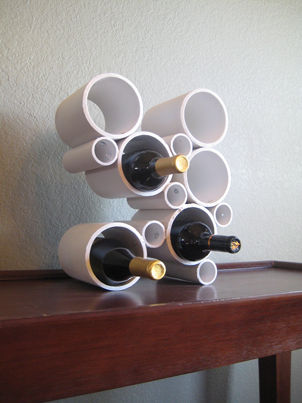 Diy-modern-pvc-pipe-wine-rack