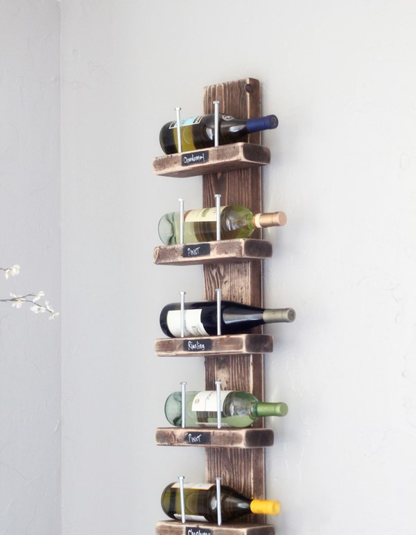 Diy-wood-and-hex-bolt-wall-wine-rack