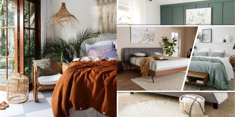 Earth-tone bedroom edition for best nature feeling 2