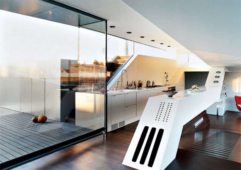 Futuristic kitchen design
