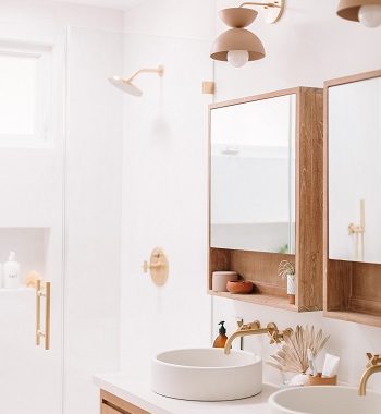 Keep Your Counters Clean With Minimalist Bathroom Storage