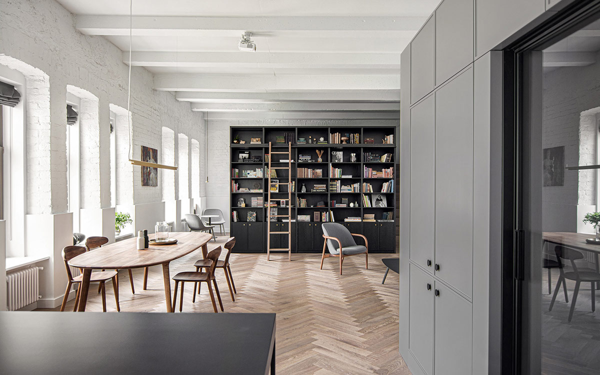Gorgeous apartment with sleek interior that impressive for work-life balance 2