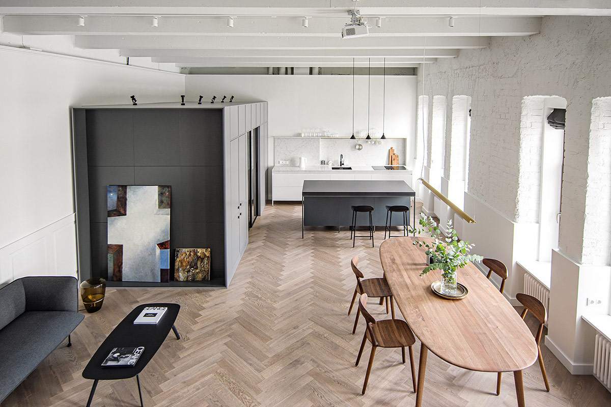 Gorgeous apartment with sleek interior that impressive for work-life balance 3