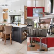 High gloss kitchen style to style with earth tone design ideas 2