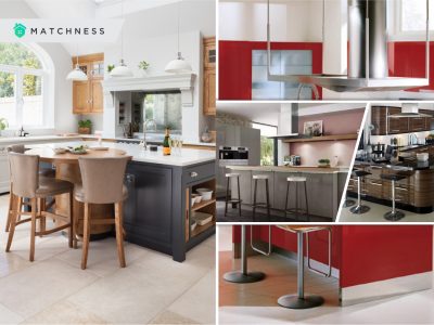 High gloss kitchen style to style with earth tone design ideas 2