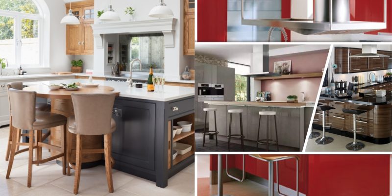 High gloss kitchen style to style with earth tone design ideas 2