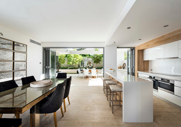 Kitchen with views