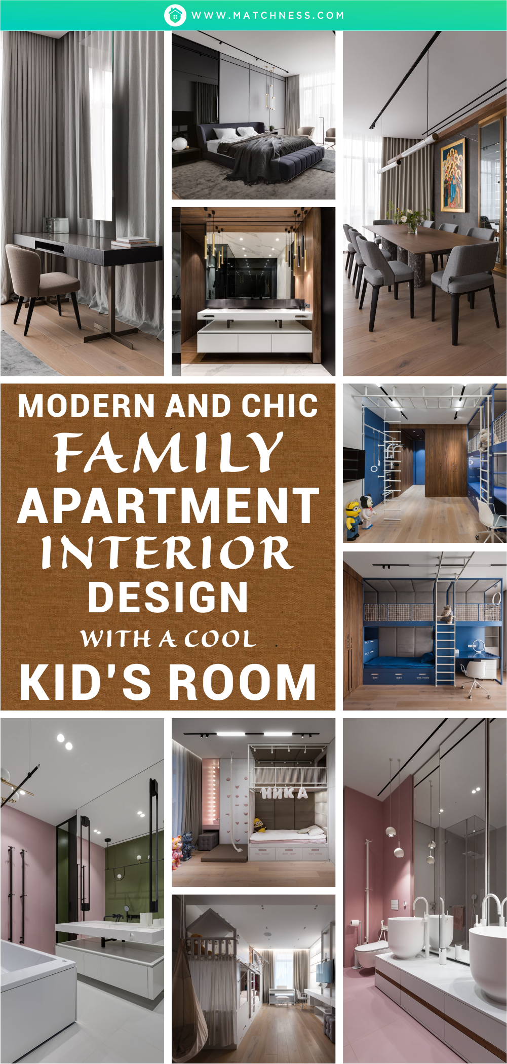 Modern-and-chic-family-apartment-interior-design-with-a-cool-kids-room-1