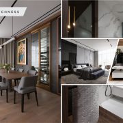 Modern and chic family apartment interior design with a cool kid’s room 2